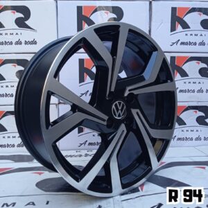 JOGO DE RODAS ARO 14 VW FURAÇÃO 4X100